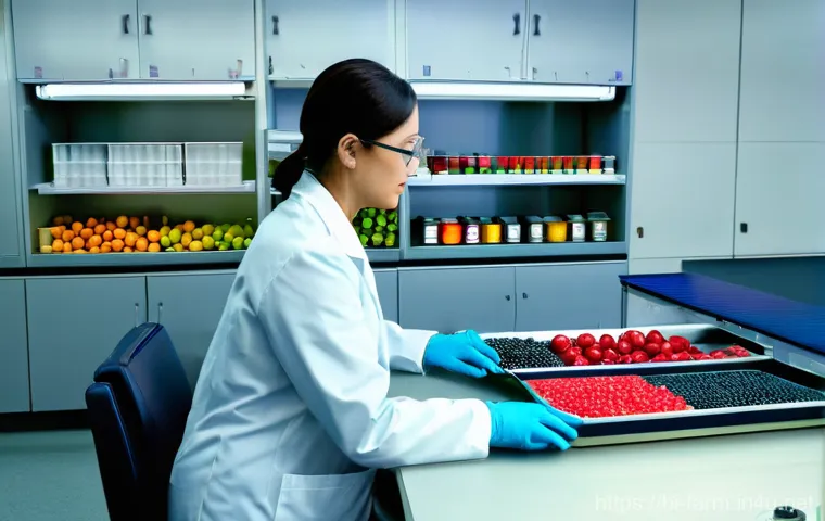 농산물품질관리사 초보가 놓치기 쉬운 팁 - **Prompt:** "A dedicated agricultural quality manager, dressed in a clean, professional, and modest ...